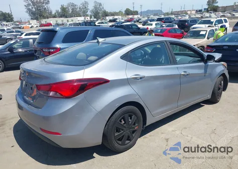 2016 Hyundai Elantra Se из США, поврежденный, VIN 5NPDH4AE2GH750105